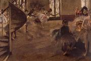 Edgar Degas Balletrepetitie
